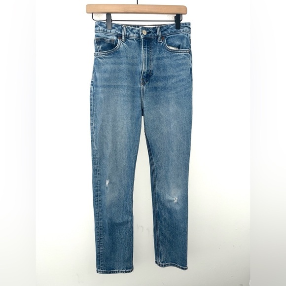 REFORMATION JEANS Ultra Liza High Rise Straight Leg Size 27 - Picture 2 of 12